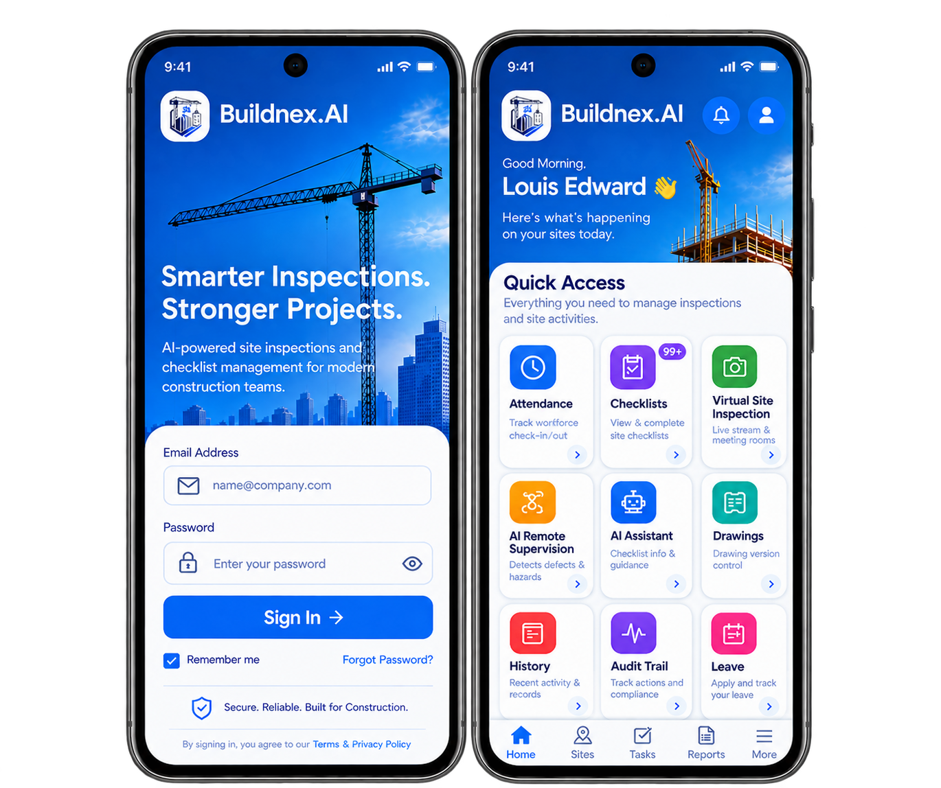 BuildNex.AI Mobile Application