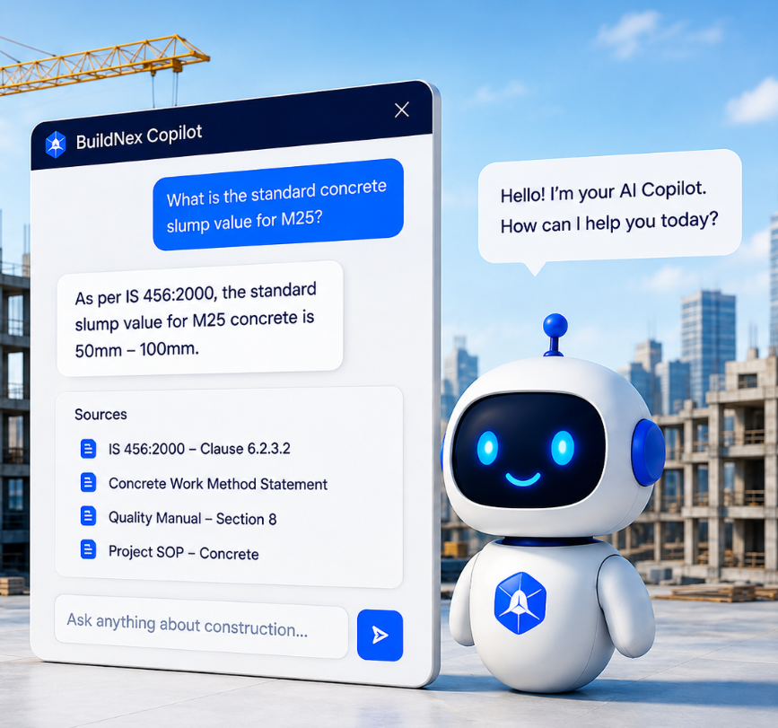 BuildNex Copilot AI Knowledge Search